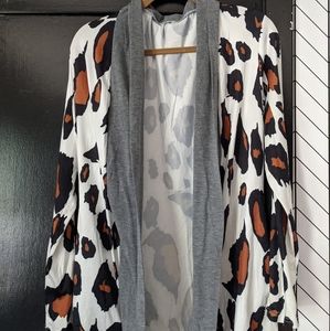 Leopard Print Cardigan